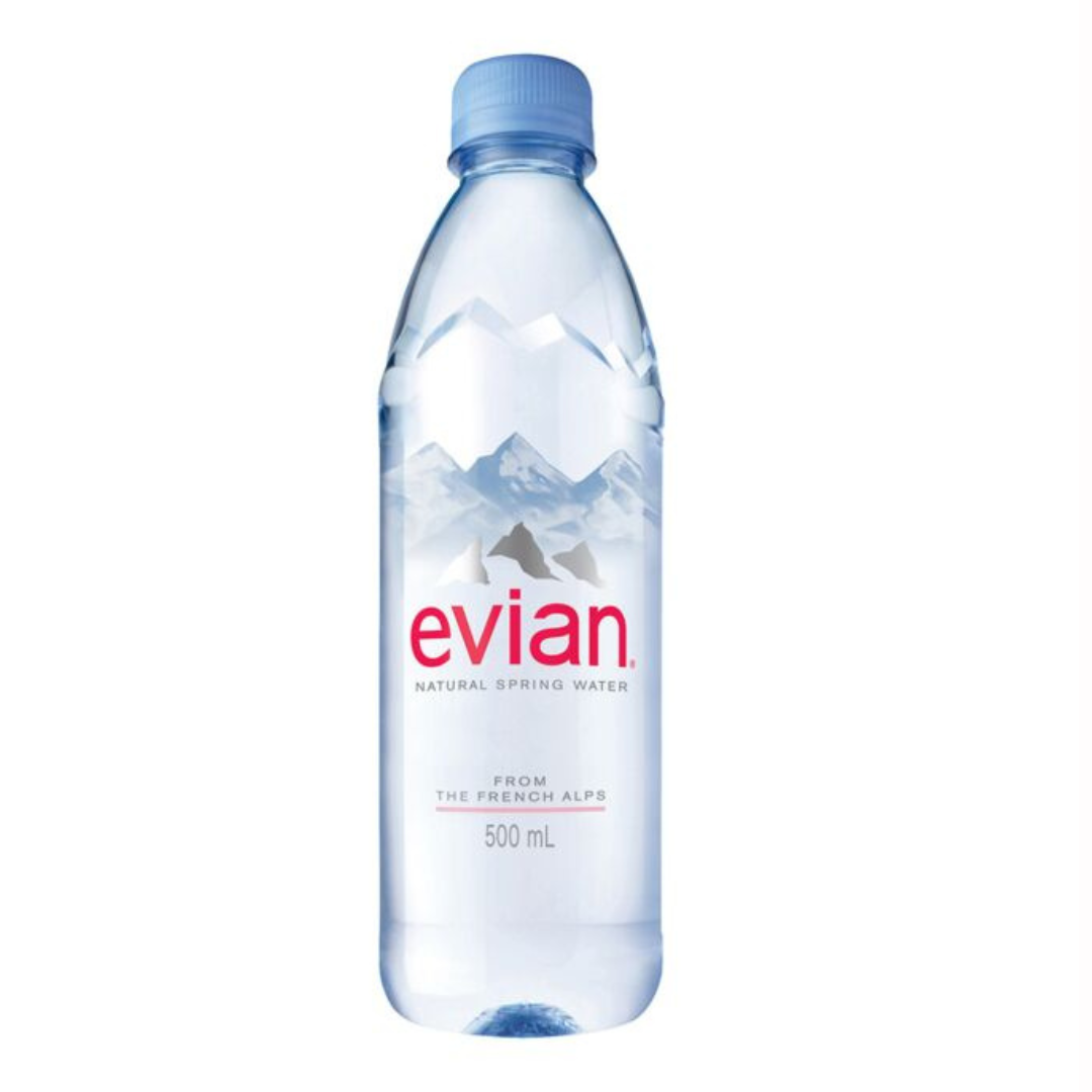 Evian still (plastic)